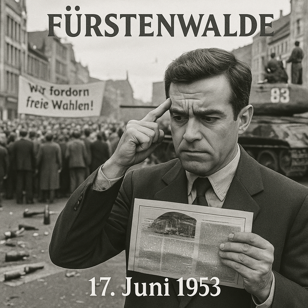 Fürstenwalde am 17. Juni 1953