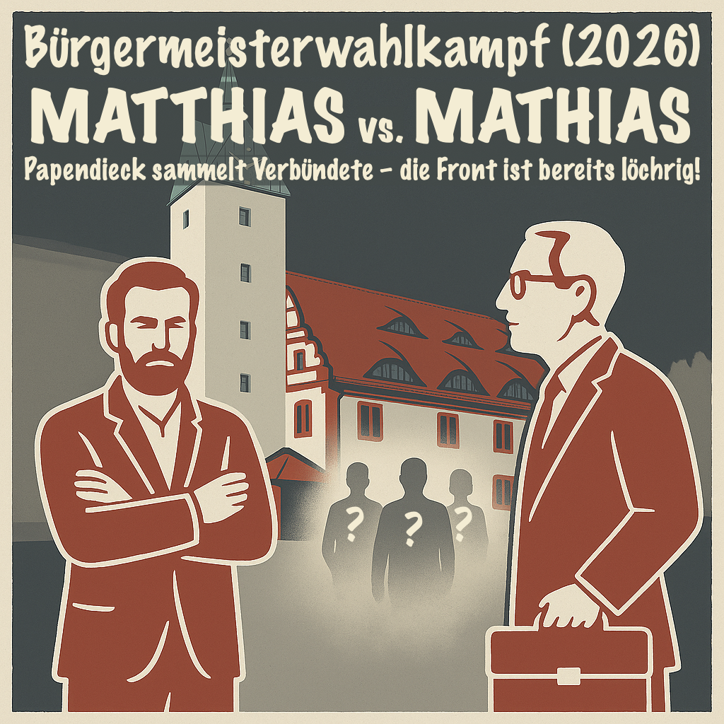 Bürgermeisterwahlkampf – die Front ist bereits löchrig!